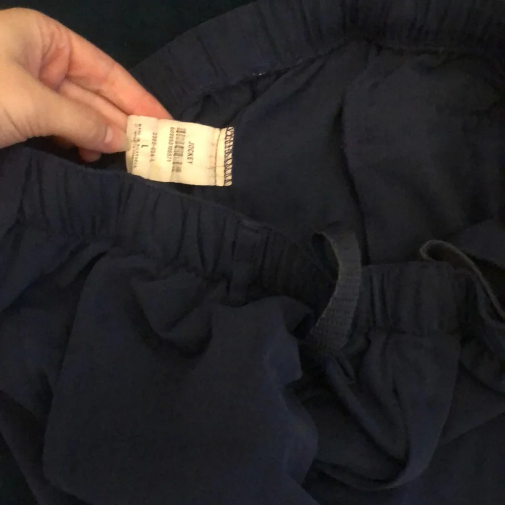 Scrub pants, jockey, navy blue, large. - Picture 3 of 3
